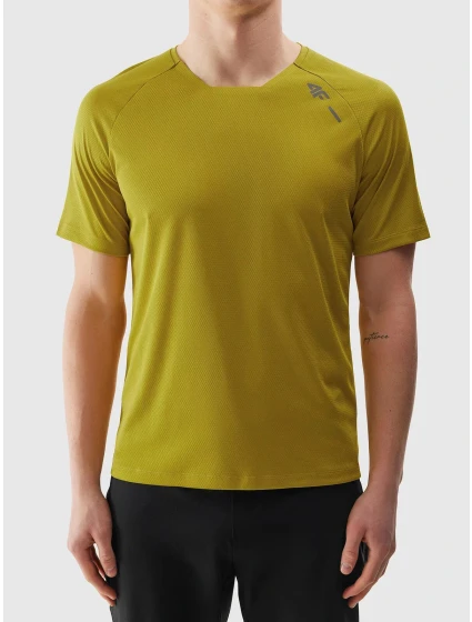 Pánské cyklistické rychleschnoucí tričko 4F - žluté