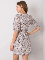 Dámské šaty LK SK model 22020908 Pudr růžová vzor Lakerta - FPrice