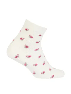 TENKÉ PONOŽKY BARVA 2-6 LET DÍVKY OFF WHITE 21-23