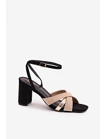 Sandály na podpatku model 226334 Step in style Sandály na podpatku model 226334 Step in style