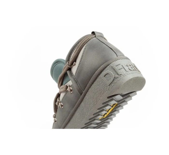 D.Franklin dámské sněhule zimní módní zateplené boty šedé dámské