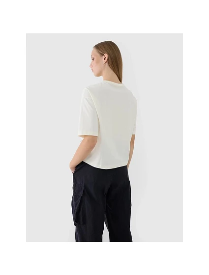 Dámské tričko oversize s potiskem model 21433287 - 4F