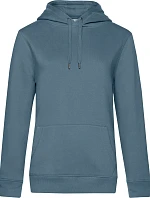 B&C QUEEN Hooded_° Dámská mikina s kapucí 01.W02Q nordic blue