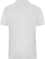 Daiber JN 1802 Pánské pracovní tričko z bio bavlny - Solid 02.1802 white