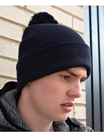 RC Pletená čepice s bambulí 28. black model 22424541 - Result Headwear RC Pletená čepice s bambulí 28. black model 22424541 - Result Headwear