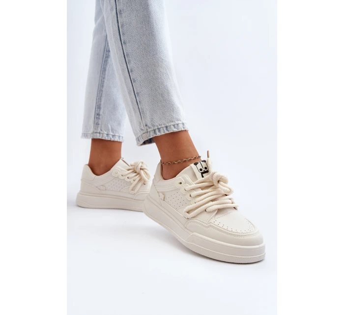 Dámské tenisky z ekokůže béžové Avanalis Dámské tenisky z ekokůže béžové Avanalis