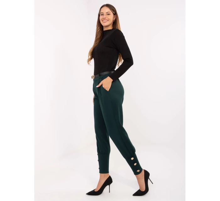 Spodnie IT SP model 21441271 ciemny zielony - FPrice