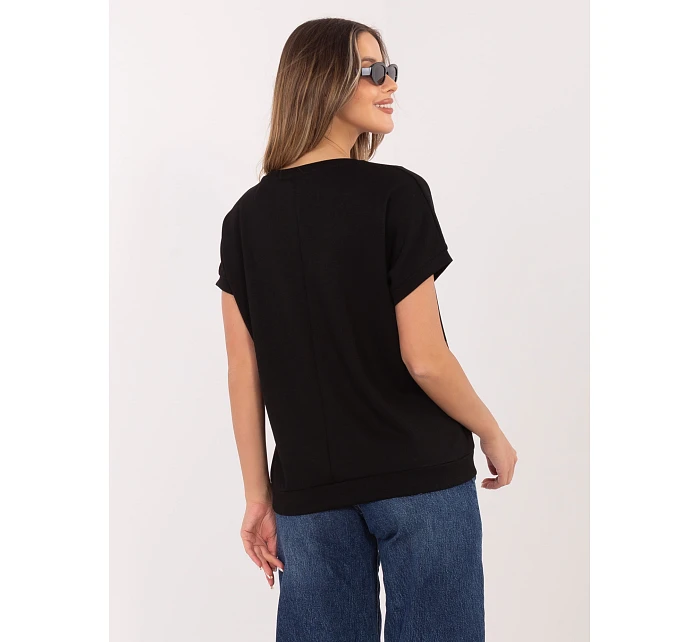 Bluzka RV BZ model 22072951 czarny - FPrice Bluzka RV BZ model 22072951 czarny - FPrice