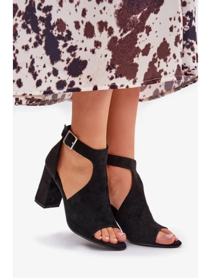 Sandály na podpatku model 209916 Step in style Sandály na podpatku model 209916 Step in style