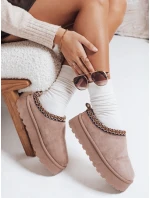 Dámské sněhule s vyšívaným béžové Dstreet model 21993271 - FashionStreet