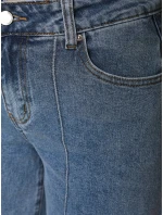 Dámské široké džíny modré FashionStreet UY2871 Dámské široké džíny modré FashionStreet UY2871