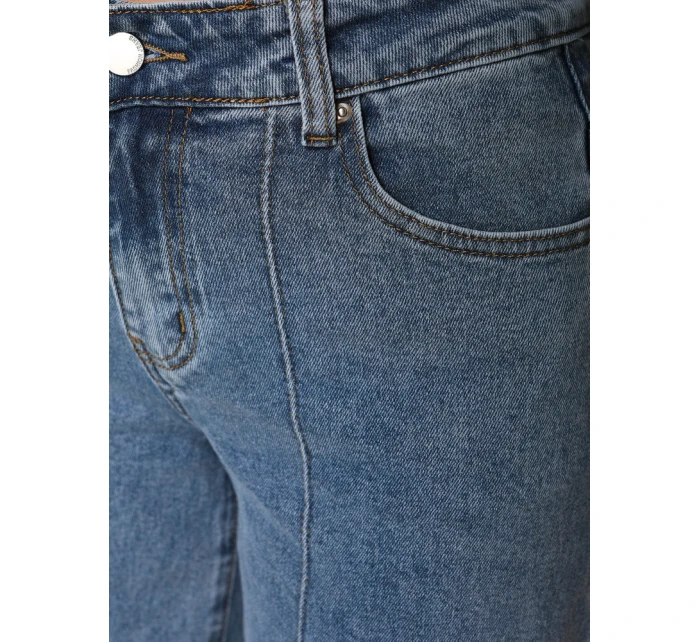 Dámské široké džíny modré FashionStreet UY2871 Dámské široké džíny modré FashionStreet UY2871