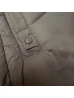 Béžová dámská vypasovaná bunda s kapucí model 20991167 - J.STYLE