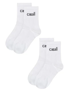 Sportovní ponožky CASALL Urban Tube Sock, balení po 2 kusech, bílá barva