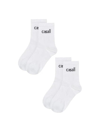 Sportovní ponožky CASALL Urban Tube Sock, balení po 2 kusech, bílá barva Sportovní ponožky CASALL Urban Tube Sock, balení po 2 kusech, bílá barva