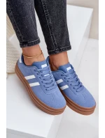 Dámské Tenisky Na Platformě Modré Egelia Dámské Tenisky Na Platformě Modré Egelia