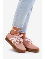 Dámské Tenisky Na Platformě S Ozdobami Růžové Vinness Dámské Tenisky Na Platformě S Ozdobami Růžové Vinness