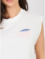 T shirt D12022M02769B biały T shirt D12022M02769B biały