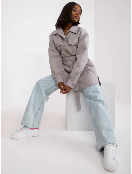 Dámská košile-LK-KS-508481.88-šedá Dámská košile-LK-KS-508481.88-šedá