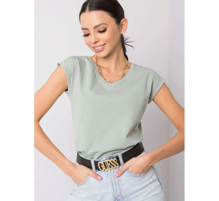 T shirt RV TS model 18622274 pistacjowy - FPrice T shirt RV TS model 18622274 pistacjowy - FPrice