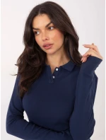 Bluzka WT BZ model 21875312 granatowy - FPrice Bluzka WT BZ model 21875312 granatowy - FPrice