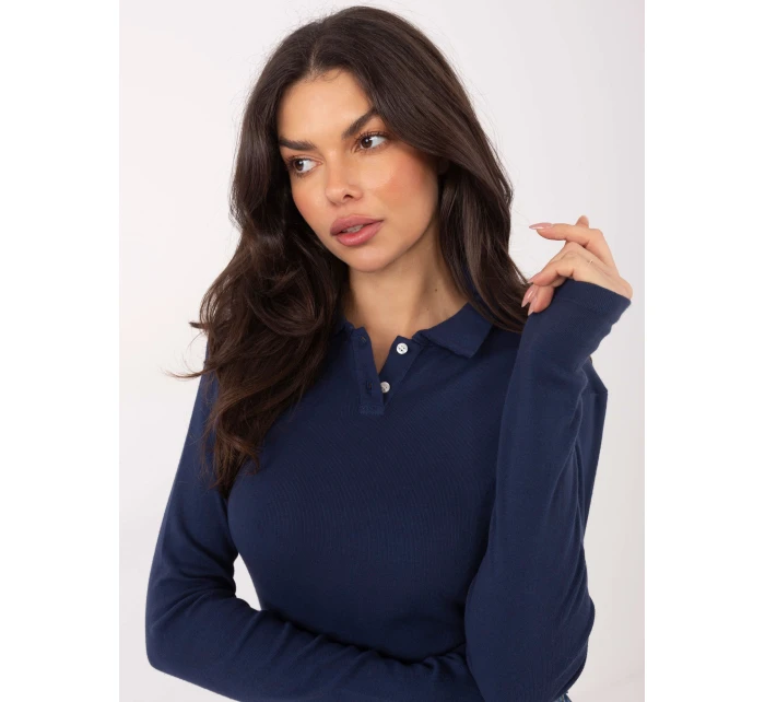 Bluzka WT BZ model 21875312 granatowy - FPrice Bluzka WT BZ model 21875312 granatowy - FPrice