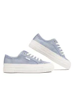 Dámské sportovní boty model 21165769 modrá s bílou - Lee Cooper