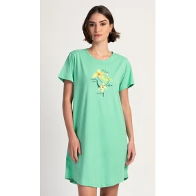 Dámská noční košile s krátkým rukávem Paula Dámská noční košile s krátkým rukávem Paula