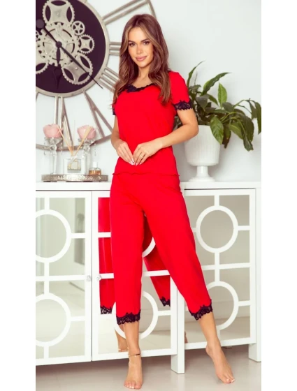 Dámské pyžamo Eldar First Lady Aster Plus kr/r 2XL-3XL Dámské pyžamo Eldar First Lady Aster Plus kr/r 2XL-3XL