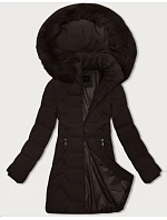 Dámská bunda s kapucí J Style čokoládová (16M9121-158) Dámská bunda s kapucí J Style čokoládová (16M9121-158)