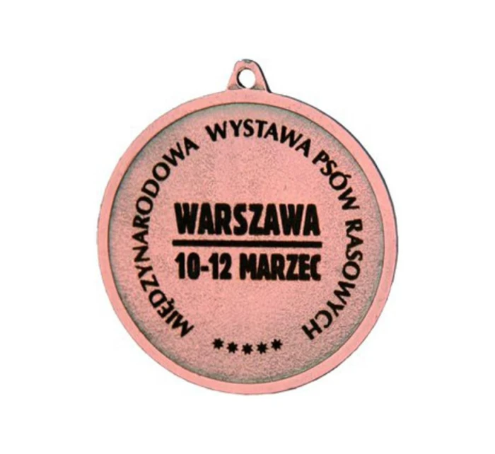 Bronzová generálská medaile s prostorem pro emblém 50 mm - ocelová medaile s laserovým gravírováním - RMI