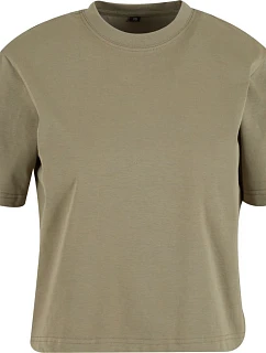 Build your Brand BY 369 Dámské těžké tričko Sorona® 56.0369 pale olive