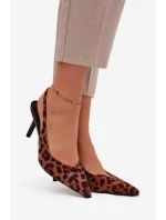 Lodičky na podpatku Panterka model 21757897 - Boto Lodičky na podpatku Panterka model 21757897 - Boto