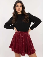 Sukně MI SD model 20619171 bordó - FPrice