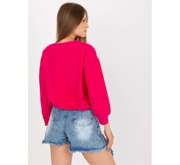 Mikina RV BL 8066.32P fuchsiová