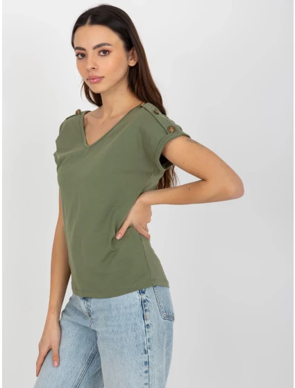 Dámská halenka TW BZ BL 1006.56 khaki - FPrice