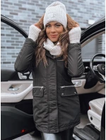 Dámská bunda parka černá Dstreet model 21972128 - FashionStreet Dámská bunda parka černá Dstreet model 21972128 - FashionStreet