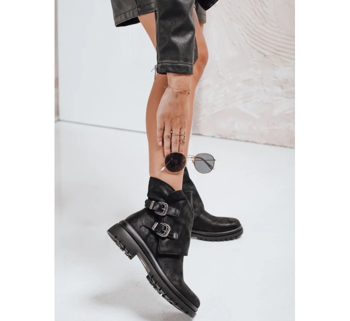 Dámské černé kozačky model 21993101 - Dstreet