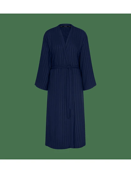 Amourette Jacquard Long Robe - Admiral - TRIUMPH Admiral - TRIUMPH Amourette Jacquard Long Robe - Admiral - TRIUMPH Admiral - TRIUMPH