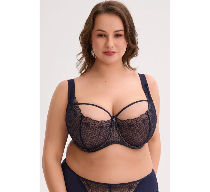 Poloměkká podprsenka Gaia BSM 1323 Veda Maxi Navy blue Poloměkká podprsenka Gaia BSM 1323 Veda Maxi Navy blue