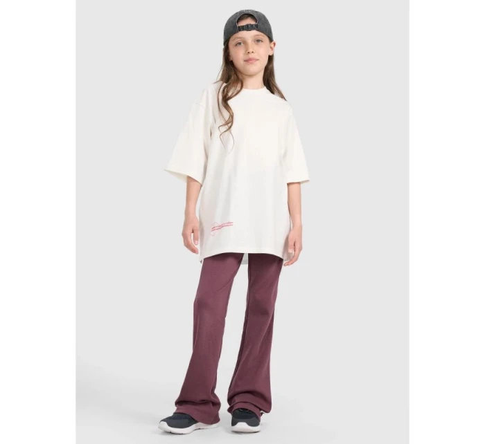 Dívčí tričko oversize s potiskem model 21736445 - 4F Dívčí tričko oversize s potiskem model 21736445 - 4F