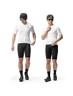 Rockbros YDDX011 Cyklistický dres Diamond s krátkým rukávem - velikost M - bílý Rockbros YDDX011 Cyklistický dres Diamond s krátkým rukávem - velikost M - bílý