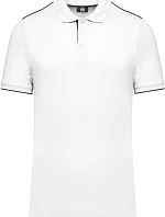 WK WK 270 Pánské pracovní piqué polo "Day-to-Day" 20.W270 white/navy