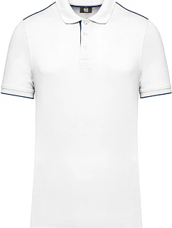 270 Pánské pracovní piqué polo "DaytoDay" model 22423738 white/navy - WK