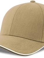 Atlantis Headwear Pilot Piping Sandwich-S 6 panelová těžká sandwich křiltovka 33.0274 khaki