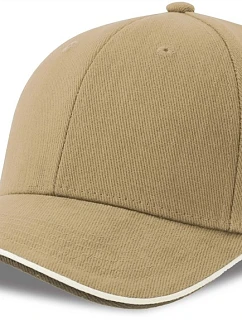 6 panelová sandwich  khaki model 22450281 - Atlantis Headwear