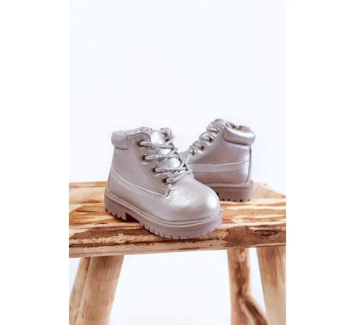 Dětské Boty Se Zipem stříbrné Dexter Dětské Boty Se Zipem stříbrné Dexter