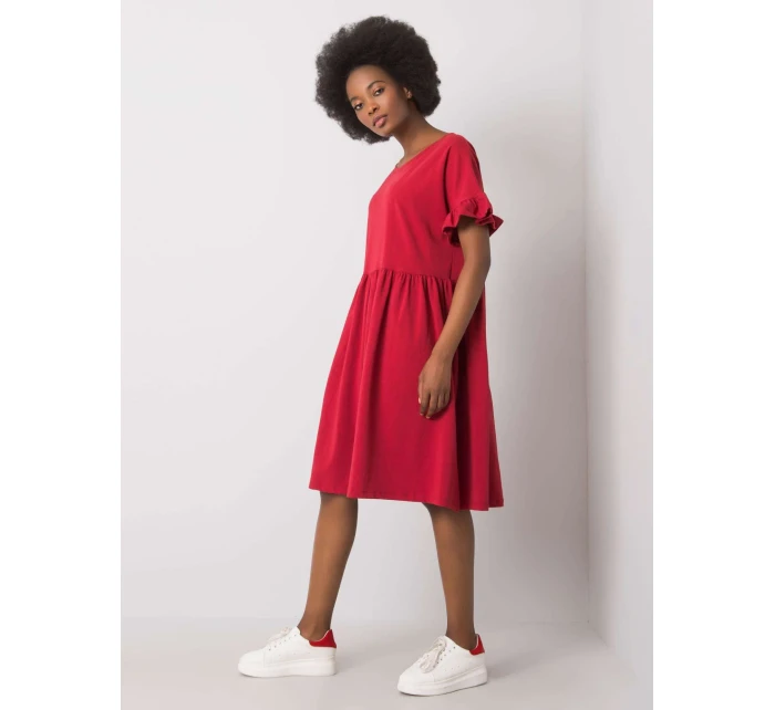 Šaty RV SK 5576.04 tmavě červená
