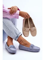 Dámské módní semišové mokasíny modré Rabell Dámské módní semišové mokasíny modré Rabell