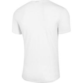 Pánské tričko 4F H4L22-TSM047 bílé